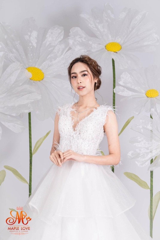 Wedding photo of ถ่ายแบบ and พีพี ปุญญ์ปรีดี คุ้มพร้อม รอดสวาสดิ์
